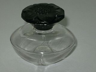 Vintage Caron Baccarat Perfume Bottle Narcisse Noir 1/2 Oz,  Open/empty - 1/ 3/4 "
