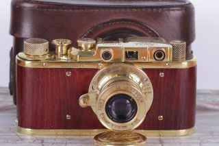 Vintage Camera Leica D.  R.  P 35 Mm Leitz Elmar Lens F = 5,  1:3.  5