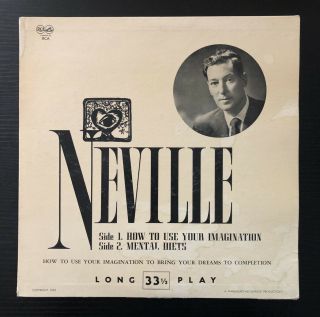 Neville Goddard 1955 Metaphysics_how To Use Your Imagination_vintage Vinyl Lp