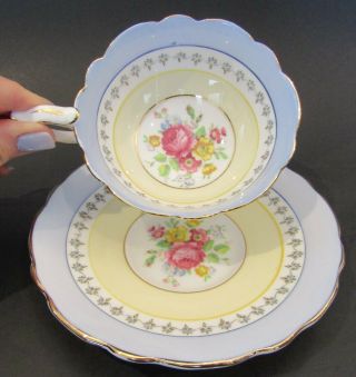 Vintage Royal Stafford Bone China Teacup And Saucer Made In England