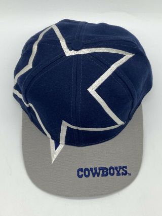 Rare Vintage Dallas Cowboys The Game Big Logo Snapback Hat Cap Og Star 90s 1990s