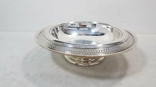 Vintage Watson Co.  Solid Sterling Silver 925 Footed Serving Dish W/openwork 325g