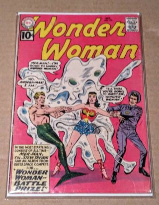 Wonder Woman 125 Key Ad For 1st Silver Age Atom Steve Trevor Dc Comics