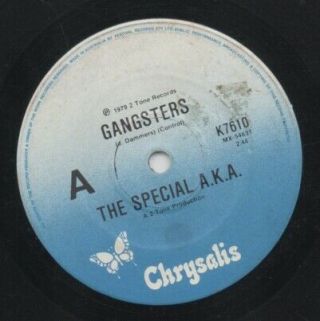The Special A.  K.  A.  Rare 1979 Aust Only 7 " Oop Festival Ska Single " Gangsters "