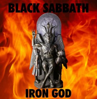 Black Sabbath Judas Priest Rob Halford Lp Record Iron God 2004 Red Or Orange