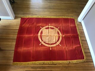 Vintage Ww2 Transportation Corps Large Flag Red Ball Express
