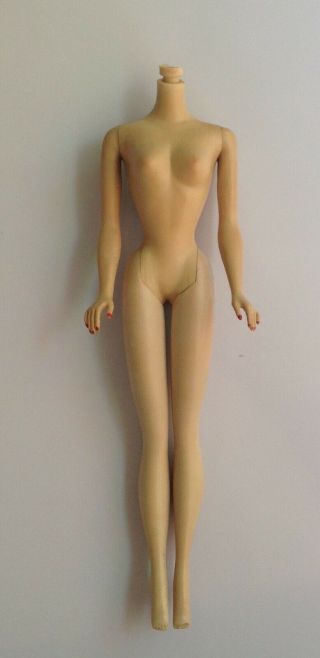 Vintage Mattel 1960 3 Ponytail Barbie Body Only