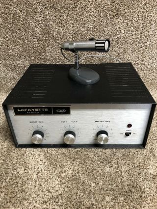Lafayette Pa 622a Vintage Tube Pa Amplifier