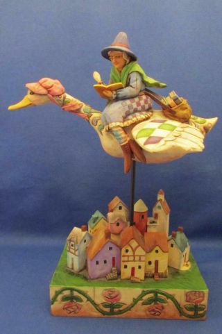 Jim Shore Heartwood Creek " Rhyme Time " Mother Goose Figurine - 2006