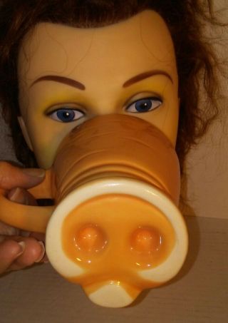 Pig Snout Coffee Mug Cup Great Novelty Gag Gift Idea Euc Drink Like A Pig