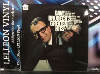 Dave Brubeck’s Greatest Hits Lp Album Vinyl Record Cbs62710 A1/b1 Jazz 60’s