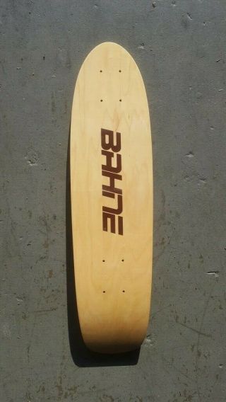 Vintage Nos 1970s Bahne Maple Laminate Kicktail Skateboard Deck 26.  75 " L X 7 " W
