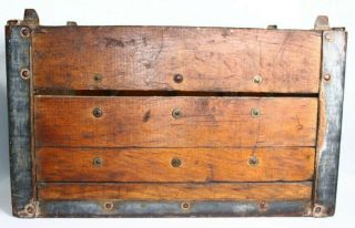 Rare Vintage Antique ONEIDA SILVERWARE Wooden Crate Box 3