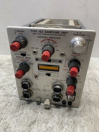 Vintage Tektronix Type 1s2 Sampling Plug In Unit Cool Old Test Ham Radio Rare