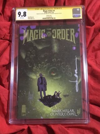 Cgc Ss 9.  8 The Magic Order 1 1st Print Signed By Olivier Coipel,  Adam Hughes