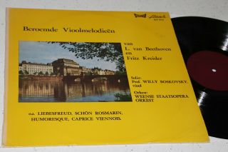 Willi Boskovsky Violin Recital Kreisler Beethoven Dvorak Mozart Flash Alp 612 Nm