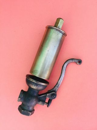 Antique Vtg Brass Steam Whistle 2 - 1/2“ Bell