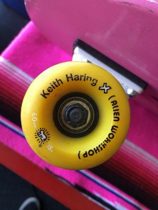 Rare Limited Edition Keith Haring Fishtail Complete skateboard × Alien Workshop 2