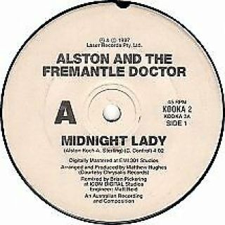 Alston Koch & The Fremantle Doctor " Midnight Lady " 1987 Laser Oz 7 " 45rpm