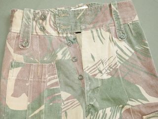 Rhodesia Army Bush War Rhodesian Camo Field Pants Vtg Camouflage Trousers Rare