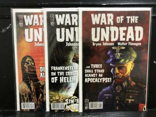 Complete War Of The Undead 1 2 3 (2007 Idw) Bryan Johnson Walter Flanagan