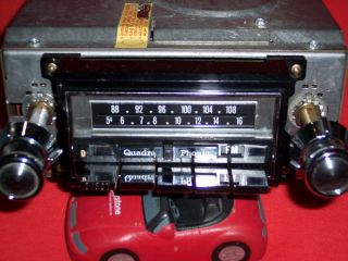 Vintage Lear - Jet Audiovox Rare Am/fm 8 Track Quadraphonic Car Stereo Serviced