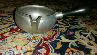 VINTAGE RWP WILTON PEWTER GRAVY OR SAUCE BOWL WITH HANDLE 3