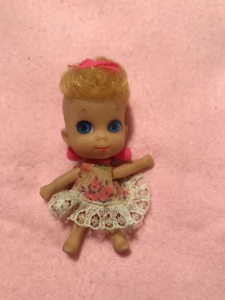 Rare Liddle Kiddle Baby Liddle 1968 Sears Exclusive 3587 Near Must Have