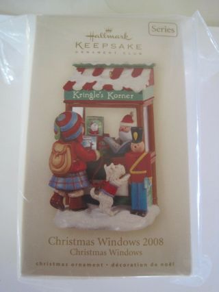 Hallmark Keepsake Ornament Christmas Windows 2008 Guc