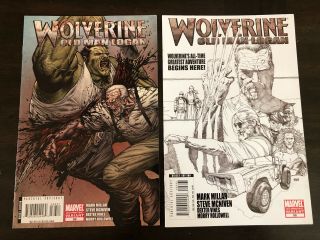Wolverine 66 2nd & 3rd Print Variants Old Man Logan Marvel Comics Nm