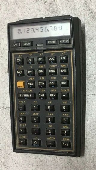 Vintage Hp 41cx Programmable Calculator Memory,  Surveying Real Estate Modules