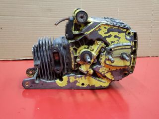 Pioneer P40 Vintage Chainsaw Engine Reed Muffler Tank Repair