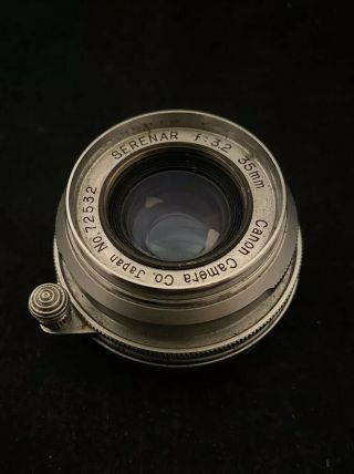 RARE Vintage CANON SERENAR 35mm f3.  2 Leica Mount 2