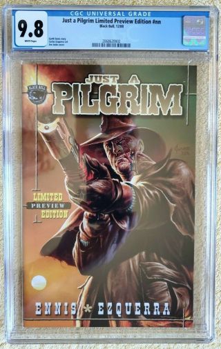 Just A Pilgrim Limited Preview Edition December 2000 Cgc Graded 9.  8 Nm/mt Ennis