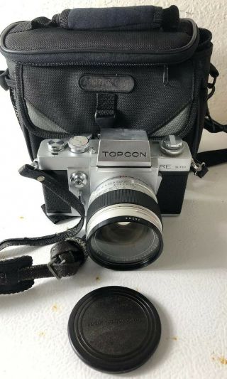 ✨ Rare ✨ Topcon Re,  58mm 1.  4 Lens Film Camera 35mm Slr Resuper Vintage