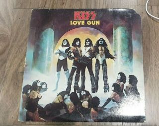 Kiss Love Gun Promo Album Vinyl Lp Nblp 7057 - As