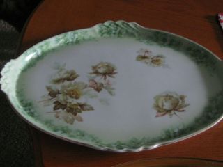 Antique Hand Painted Porcelain Tray - Germany