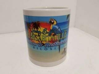 Jimmy Buffet Margaritaville Parrot Head Biloxi Casino Coffee / Tea Mug / Cup