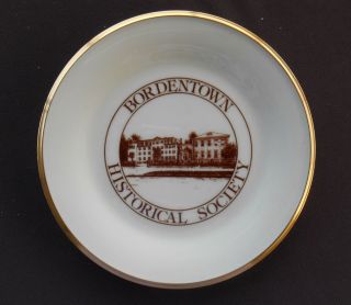 Bordentown Jersey Historical Society Plate Old Main Military Institute Lenox