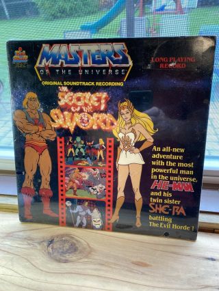 Masters Of The Universe Secret Of The Sword Lp