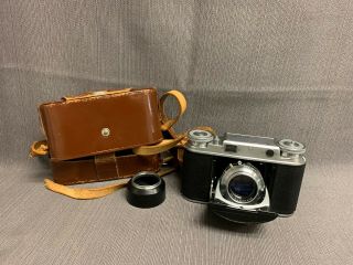 Vintage Rare - Voigtlander Vito Iii Camera W/ Case -