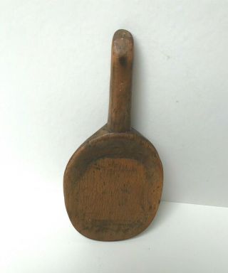 American Hand - Carved 19th Century Wooden Treen Scoop