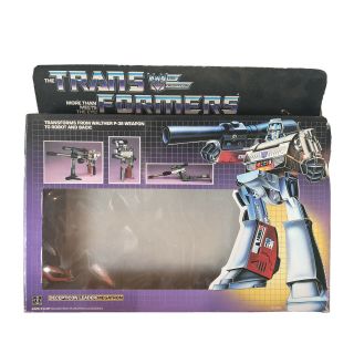 Vintage 1984 Transformers G1 MEGATRON Decepticon w/ Box (Missing Scope) 3