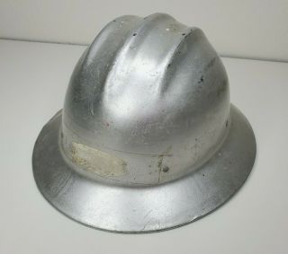 Vintage E.  D.  Bullard Co.  " Hard Boiled " Full Brim Aluminum Hat (i - 10891)