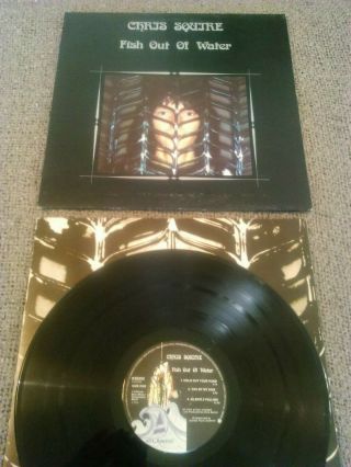 Chris Squire - Fish Out Of Water Lp,  Inner Uk 1st Press Atlantic Gatefold Yes