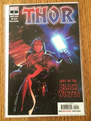 Thor 5 Donny Cates Nic Klein Black Winter 1st Print 2020