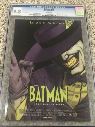 Batman 40 9.  8 Cgc White Pages Movie Poster Cover - “the Mask” Cover Homepage
