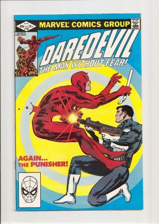 Daredevil 183 Nm 9.  4 Daredevil Vs.  The Punisher White Pages Bronze Age 1982