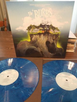 Waxwork The Burbs Soundtrack Blue Colored Lp Record Vinyl 2018 Ww34 Horror