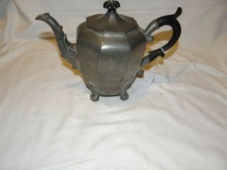 Antique Pewter Teapot Roswell Gleason 4900